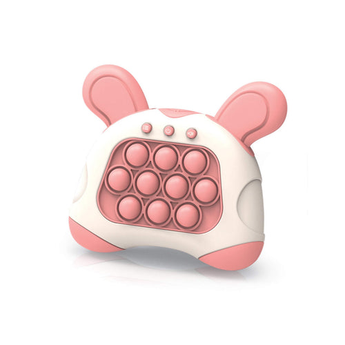 Pink bunny Poptappers push game