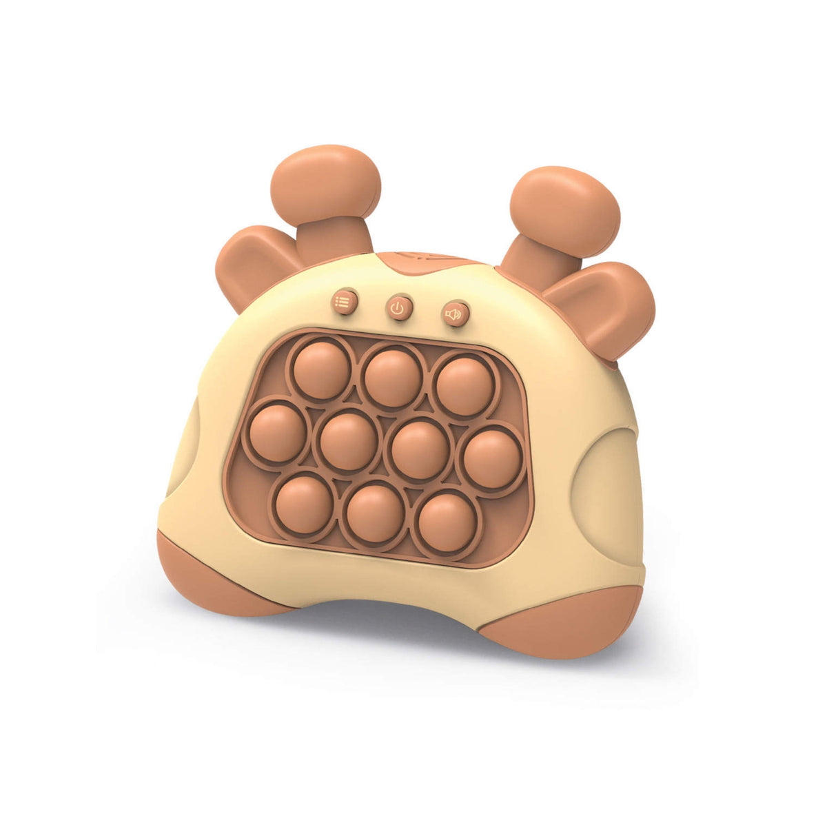 Brown giraffe Poptappers push game